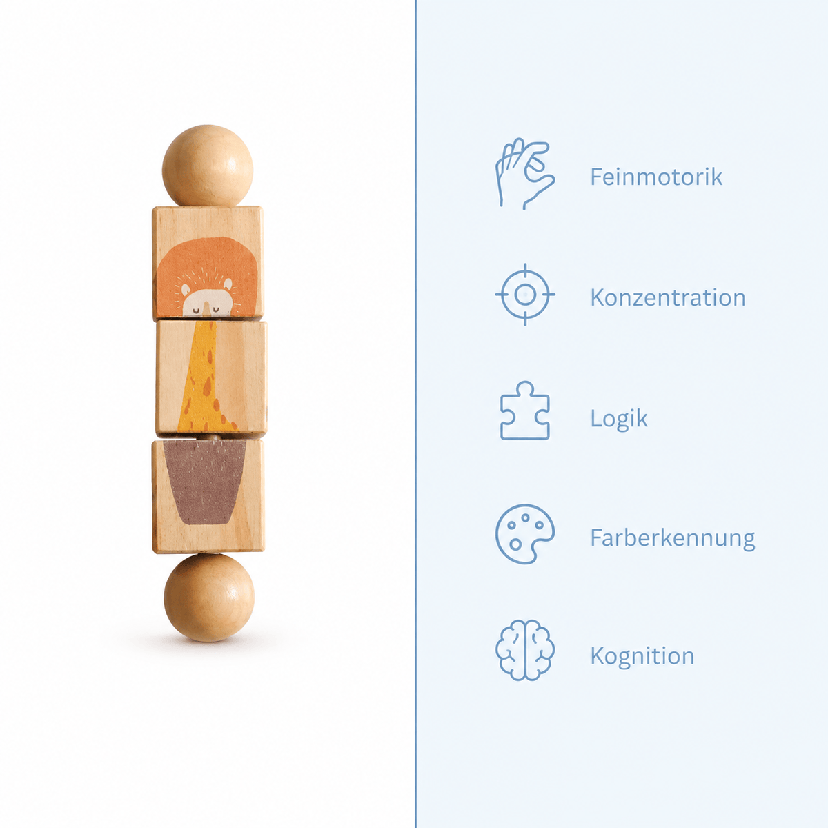Montessoriland Montessori-Stapelpuzzle