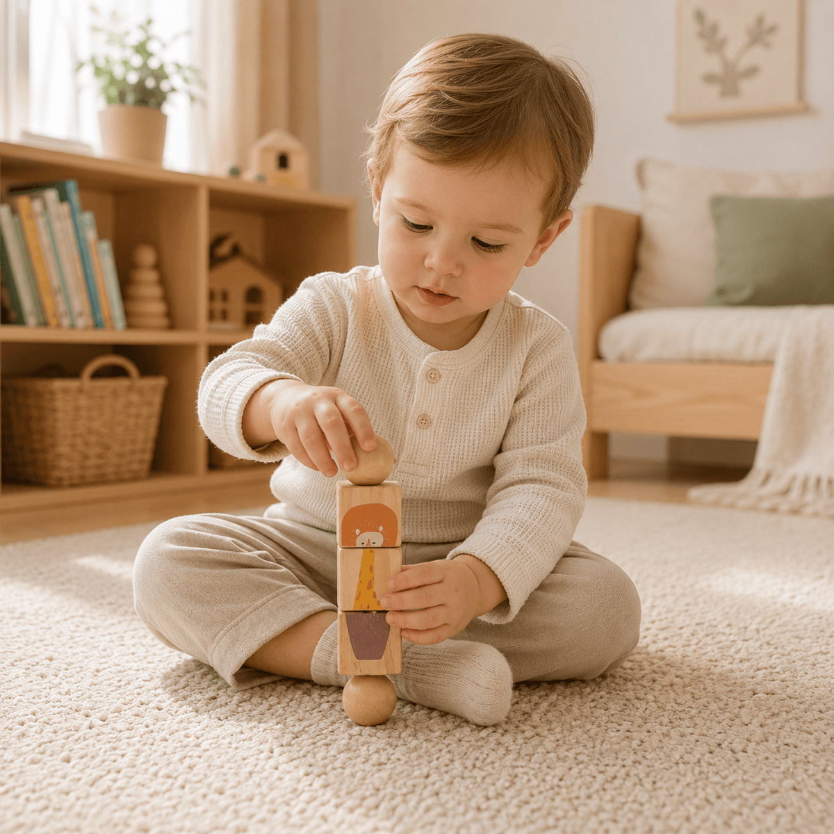 Montessoriland Montessori-Stapelpuzzle