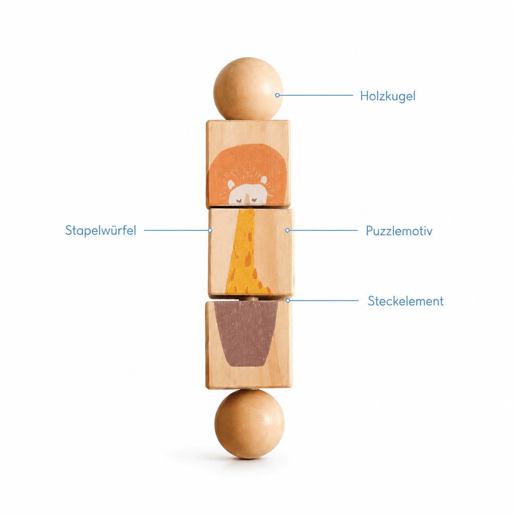 Montessoriland Montessori-Stapelpuzzle