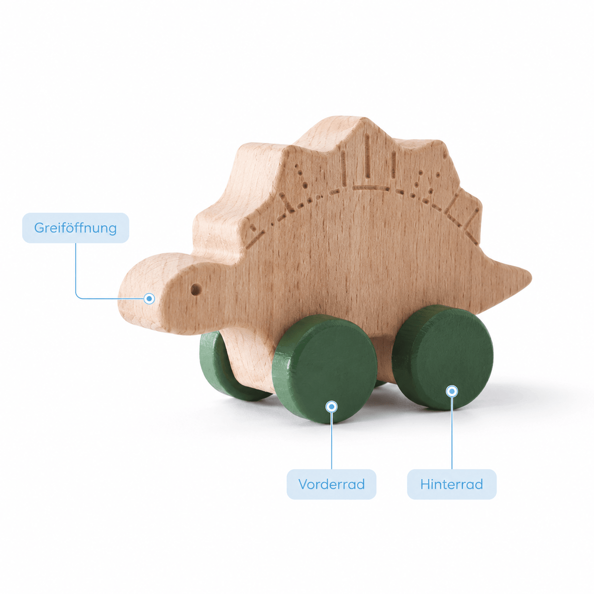 Montessoriland Montessori-Stegosaurusauto