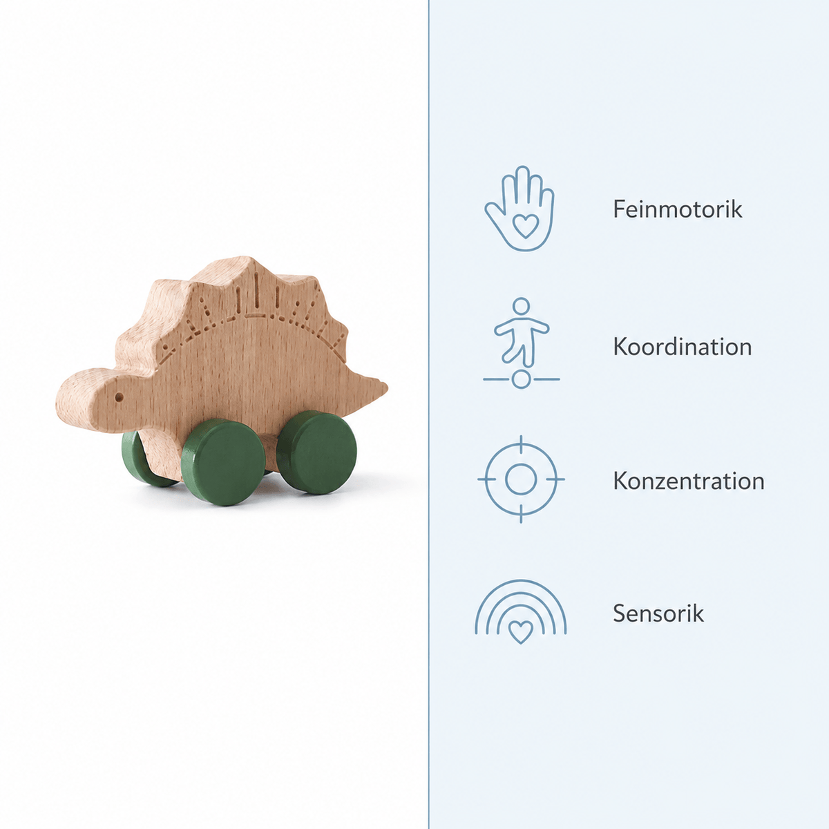 Montessoriland Montessori-Stegosaurusauto Bild