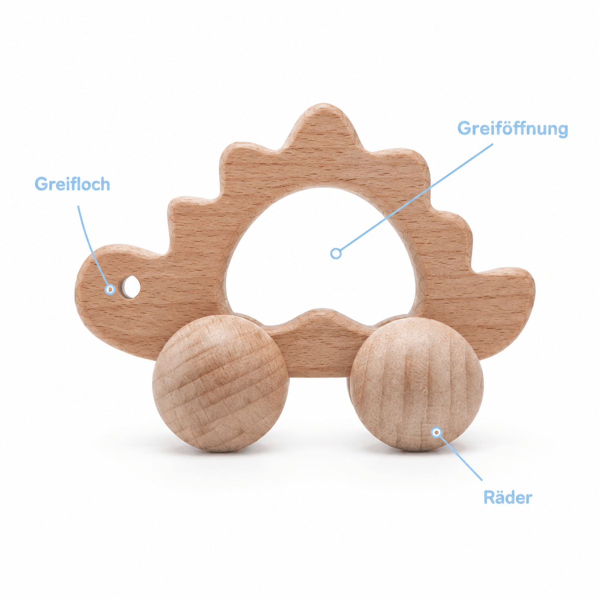 Montessoriland Montessori-Stegosaurusauto