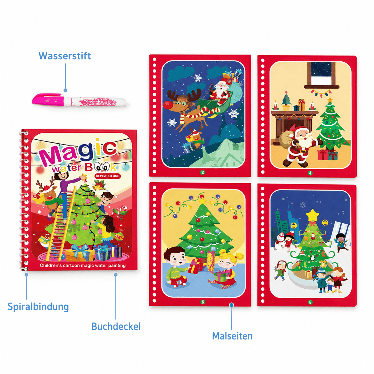 Montessoriland Montessori-Wassermalbuch