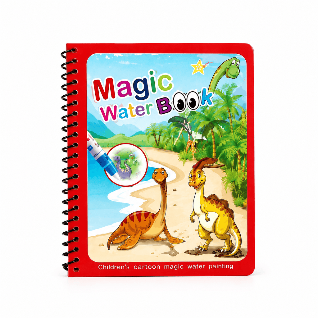 Montessoriland Montessori-Wassermalbuch mit Dinosauriern