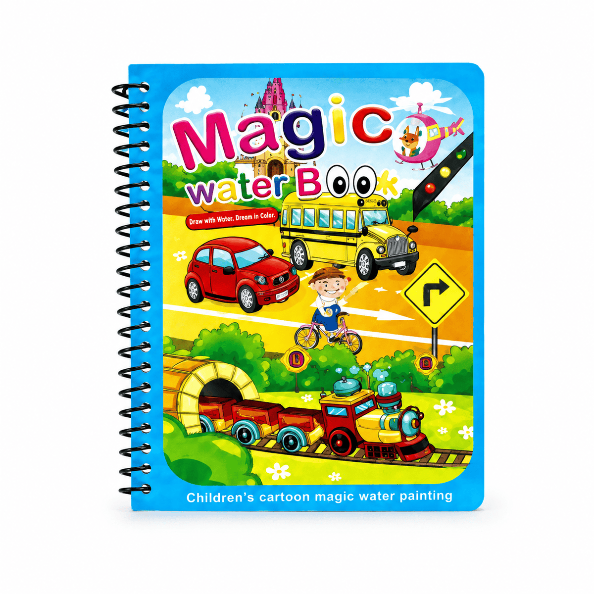 Montessoriland Montessori-Wassermalbuch mit Fahrzeugen