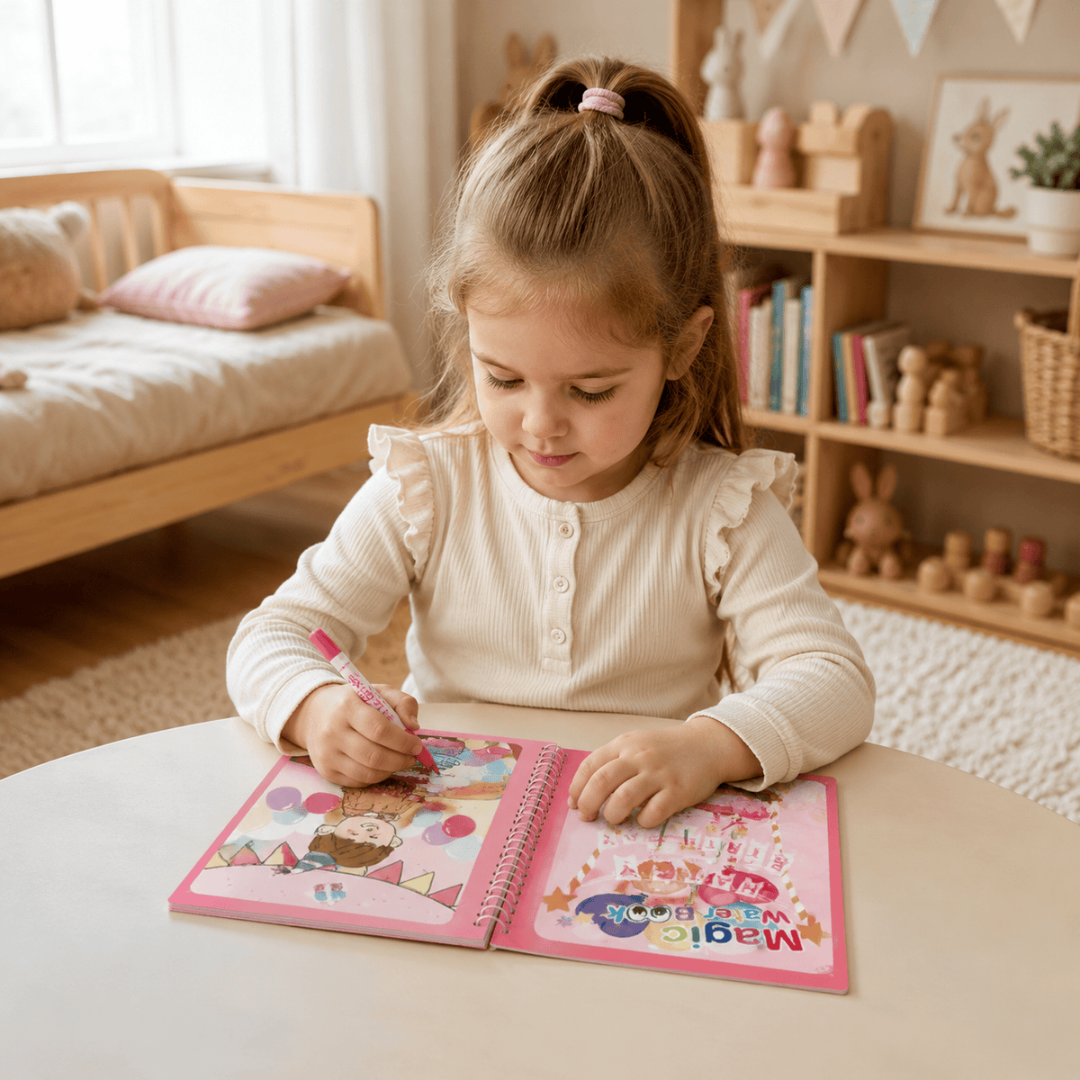 Montessoriland Montessori-Wassermalbuch mit Geburtstagsmotiven