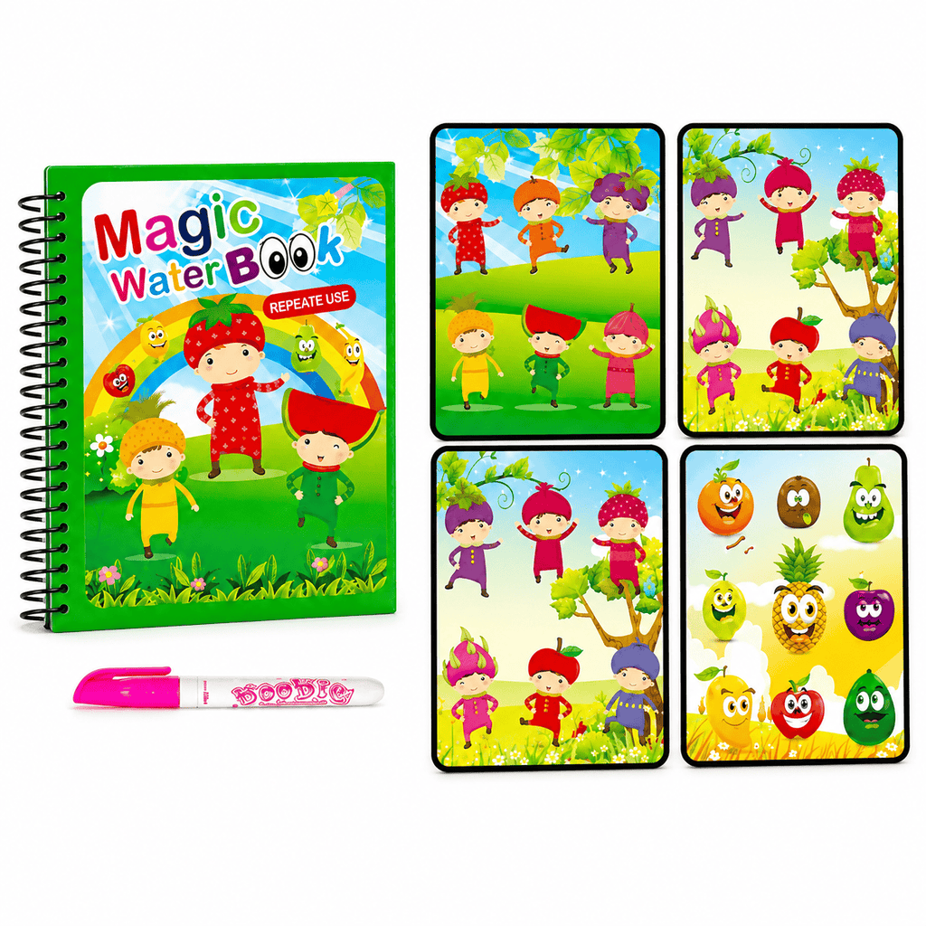 Montessoriland Montessori-Wassermalbuch mit Obstmotiven
