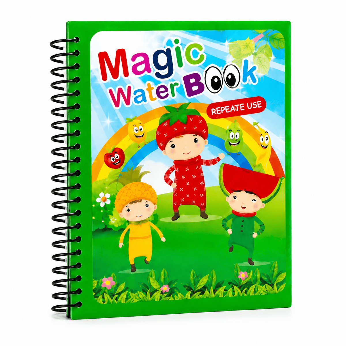 Montessoriland Montessori-Wassermalbuch mit Obstmotiven