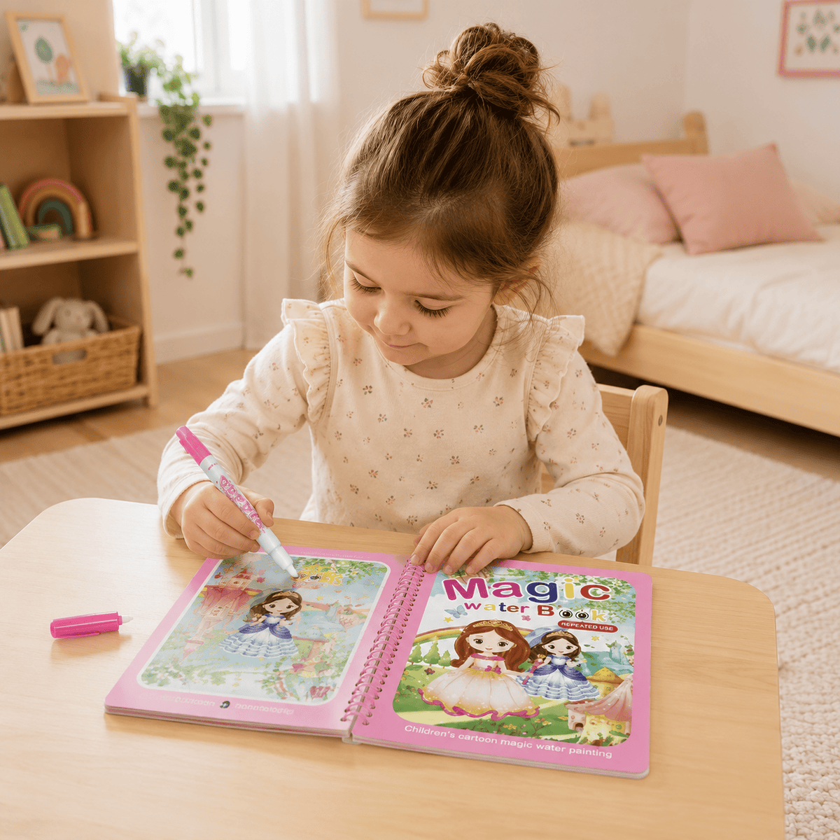 Montessoriland Montessori-Wassermalbuch mit Prinzessinnen Bild