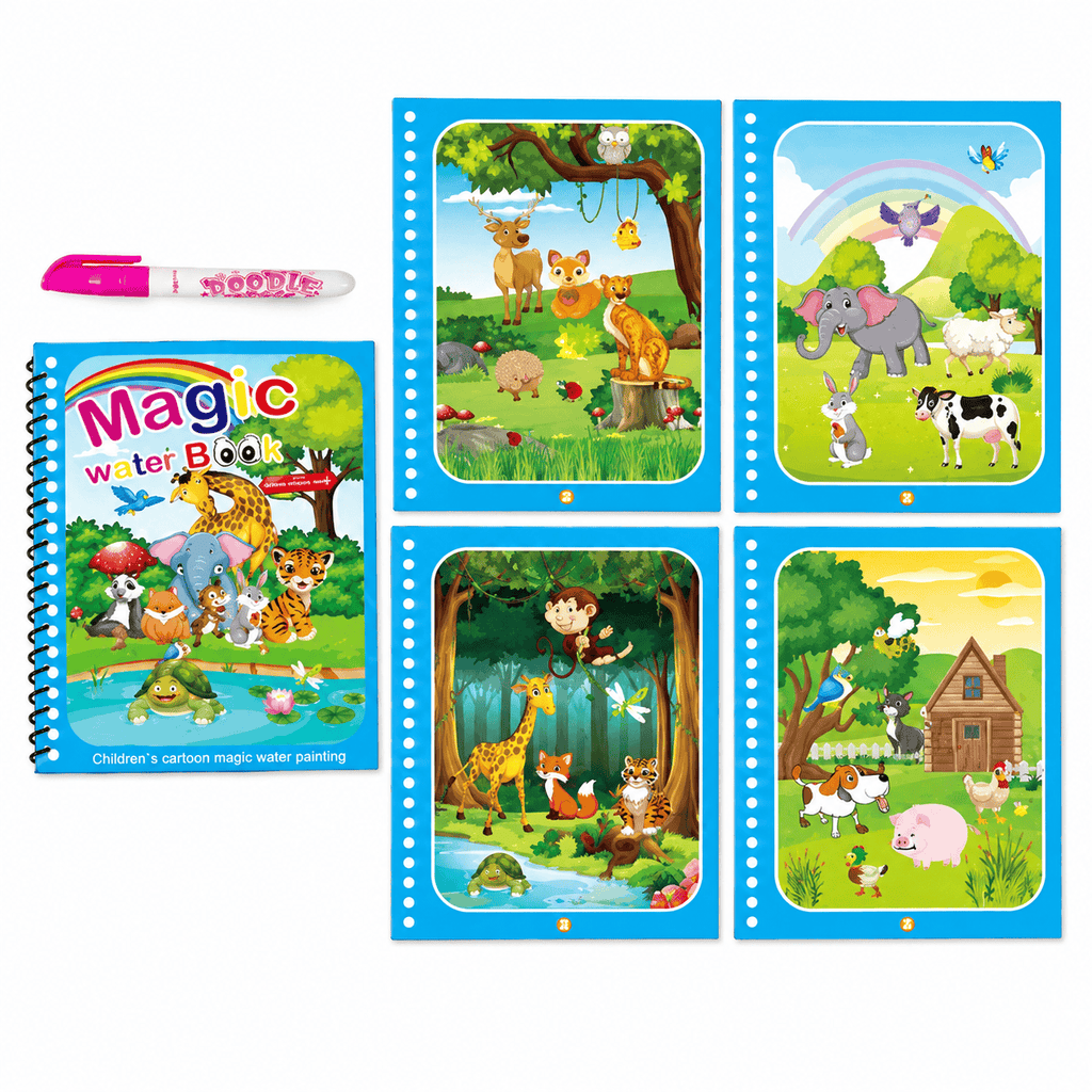Montessoriland Montessori-Wassermalbuch mit Tiermotiven