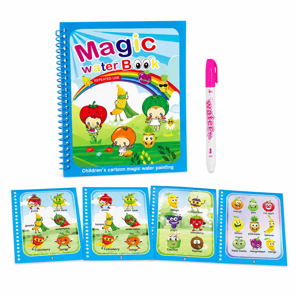 Montessoriland Montessori-Wassermalbuch mit Tiermotiven
