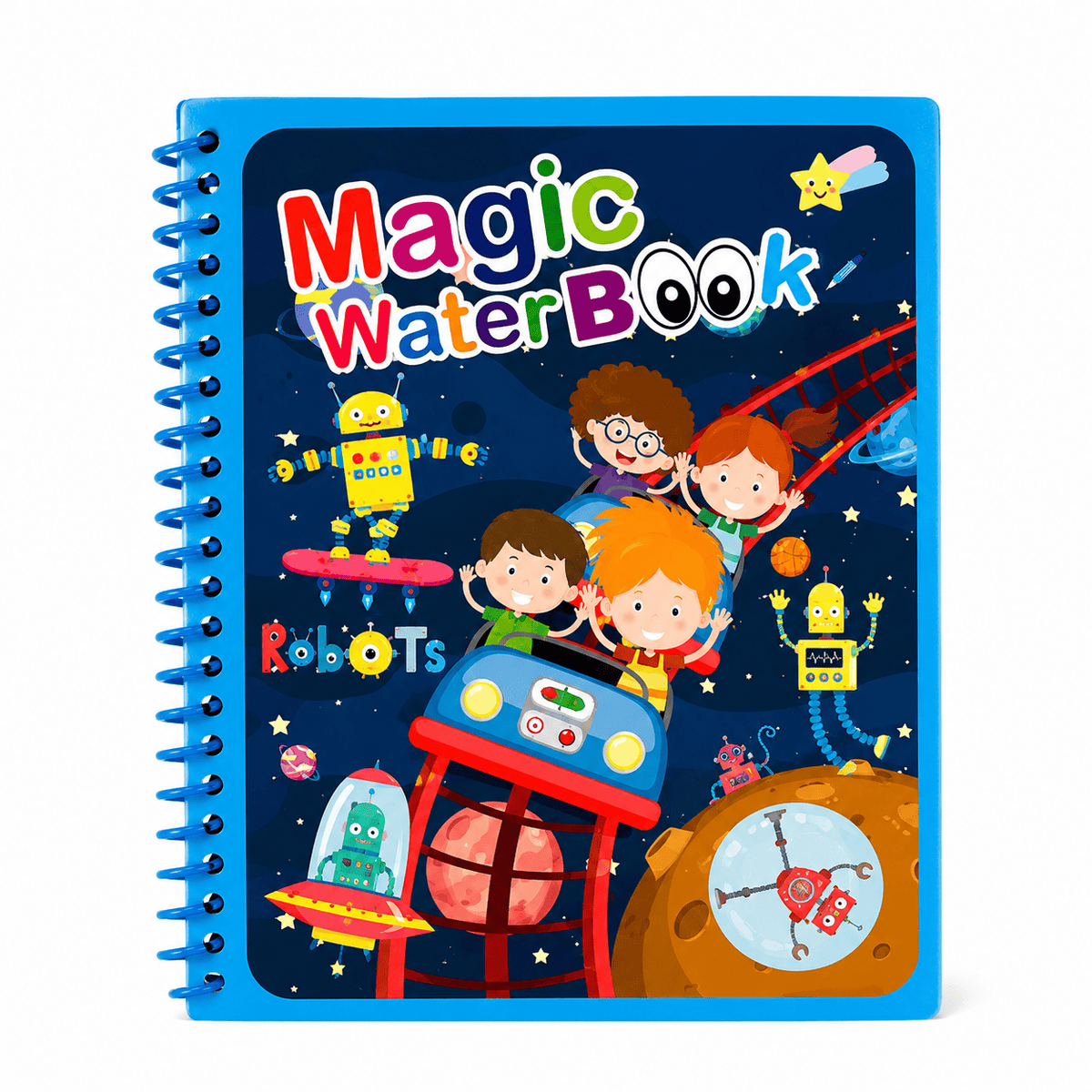 Montessoriland Montessori-Wassermalbuch mit Wasserstift