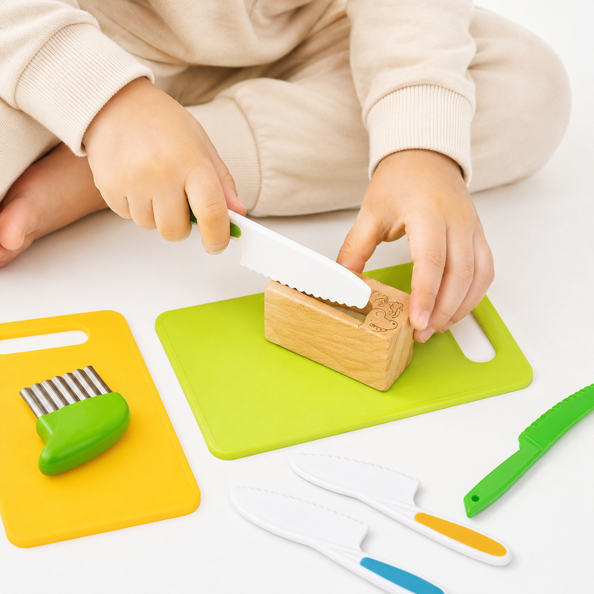 Toddlers Chef Set – Encourage your kids to have fun in the kitchen - Entrain de jouer fond blanc