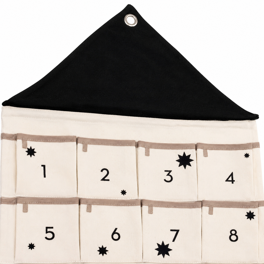 Toddlers Christmas Calendar – Count down to Christmas with joy and surprises! - Black - Close up
