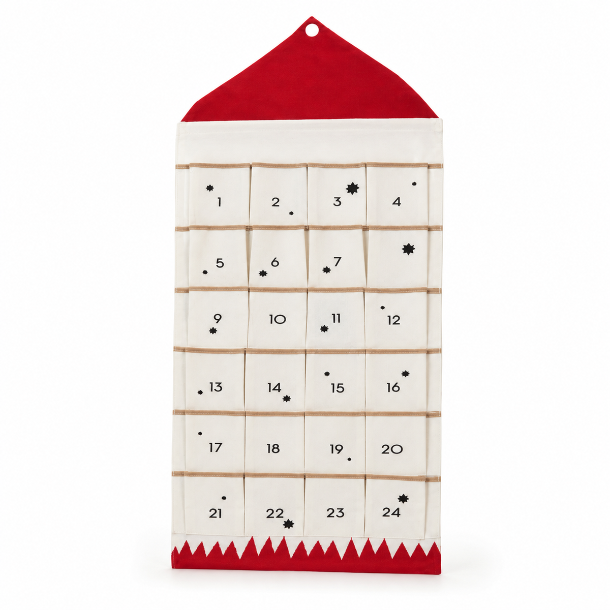 Toddlers Christmas Calendar – Count down to Christmas with joy and surprises! - Red - PackShot Principal