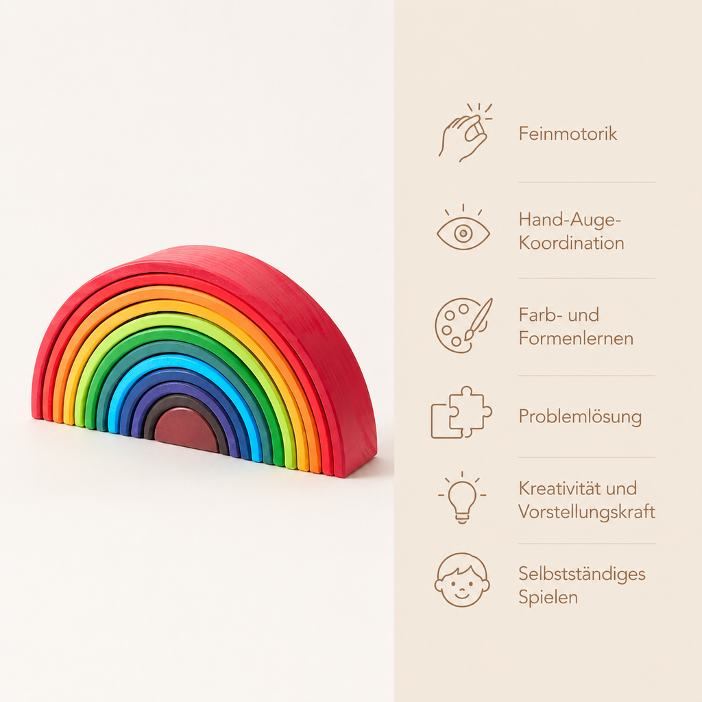 Toddlers Rainbow Toy (Large) - Avec Bénéfices