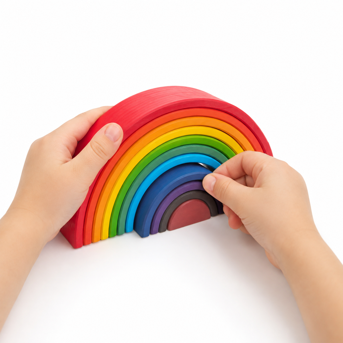 Toddlers Rainbow Toy (Large) - Entrain de jouer, mais avec les caractéristiques