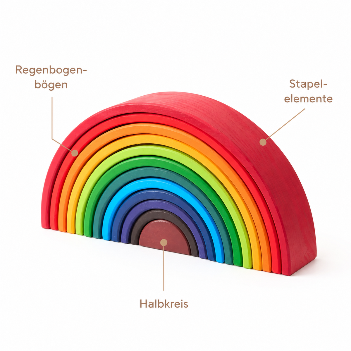 Toddlers Rainbow Toy (Large) - Pointe des choses