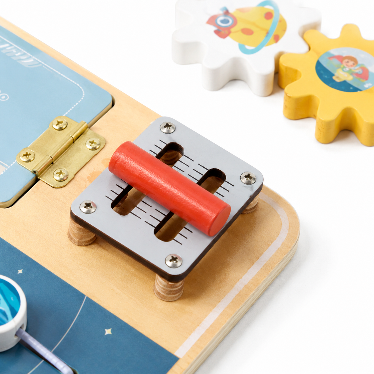 Toddlers Space Activity Board - Close up