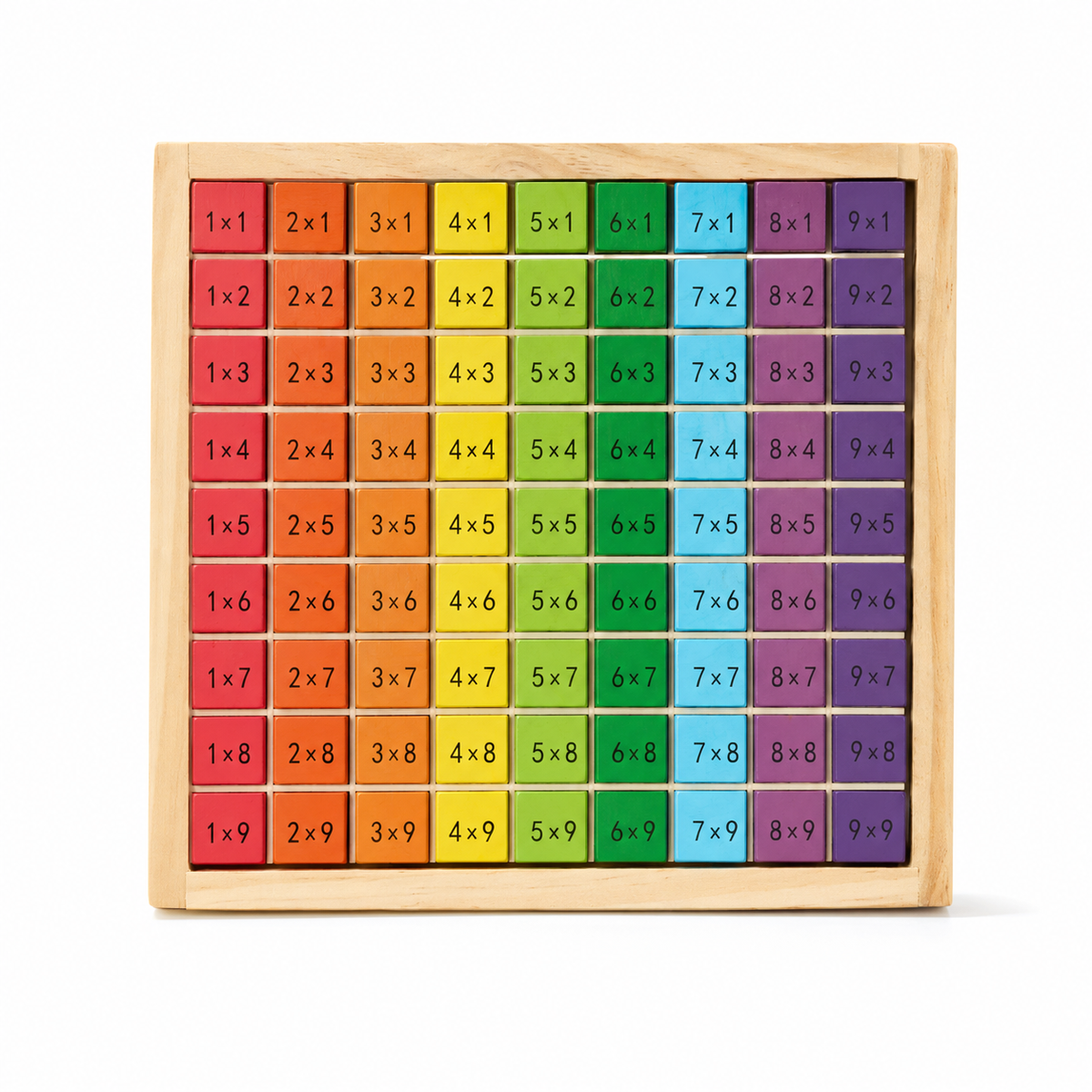 Wooden Multiplication Table Board - PackShot Principal